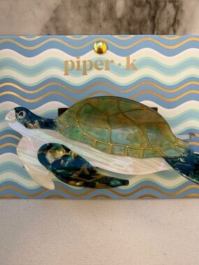 Piper K sea Turtle Hair Claw Clip